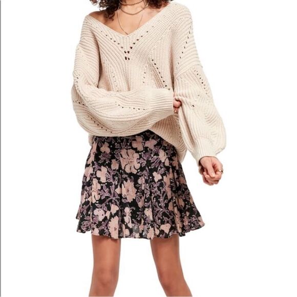 Host pick - Free People - End Of The Island Godet Skirt - size 4 - NWOT - Picture 2 of 15